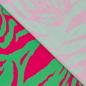 Preview: Viskose Webware Zebra grün/pink