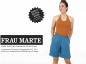 Preview: Papierschnittmuster Frau Marte Shorts mit Aufschlag