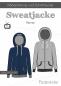 Preview: Papierschnittmuster Sweatjacke Herren