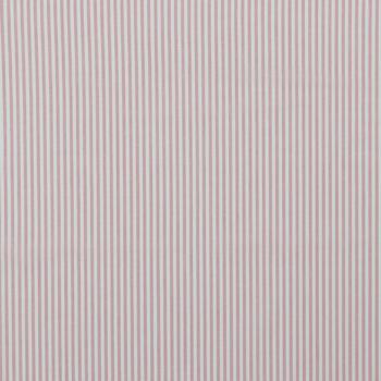 yarn Dyed Poplin stripe 3mm rosa