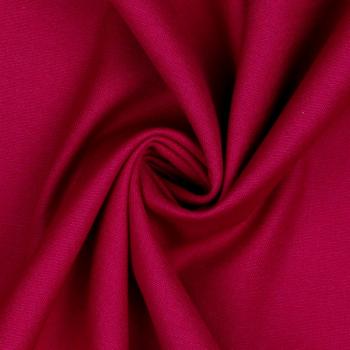 Baumwoll Satin Webware Uni cerise