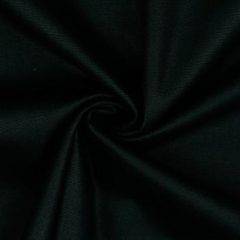 Baumwoll Poplin Uni schwarz