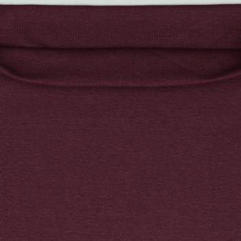 Bündchenware Tube Uni Aubergine