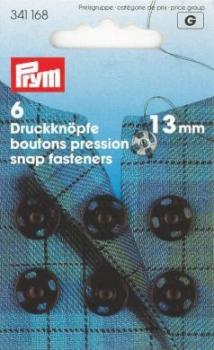 Prym Drücker 13mm schwarz