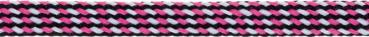 Hoodieband 9mm multicolor pink