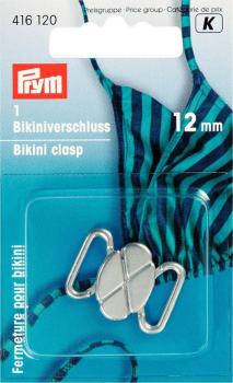 Bikini- und Gürtelverschluss MET 12mm silberfarbig