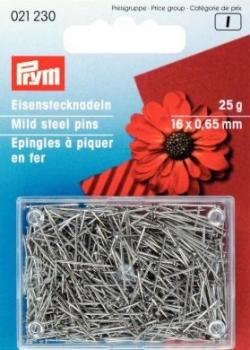 Prym Eisenstecknadeln 16x0-65mm silberfarbig