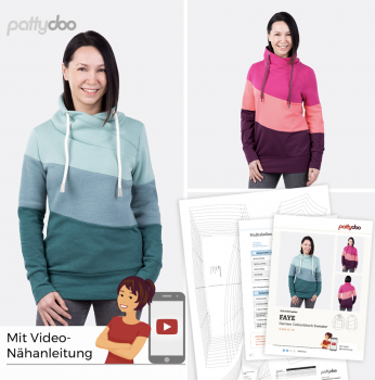 Papierschnittmuster Pattydoo Faye Pullover