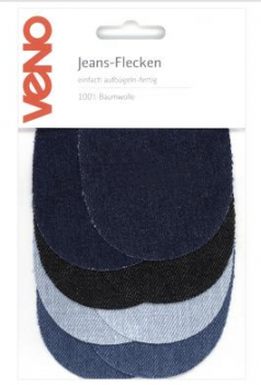 Jeans Aufbügelflecken klein verschiedene Farben