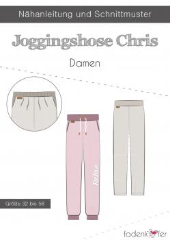 Papierschnittmuster Chris Jogginhose Damen