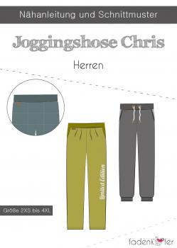 Papierschnittmuster Chris Jogginghose Herren