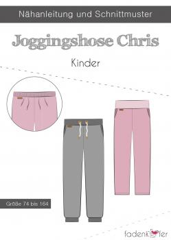 Papierschnittmuster Chris Jogginghose Kinder