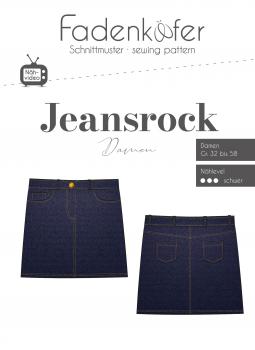 Papierschnittmuster Jeansrock Damen