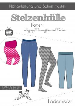 Papierschnittmuster Stelzenhülle Damen