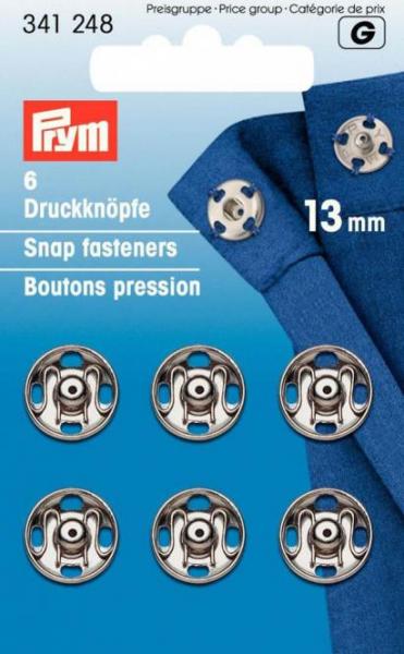 Prym Drücker 13mm silberfarbig