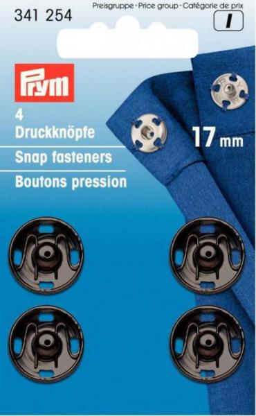 Prym Drücker 17mm schwarz