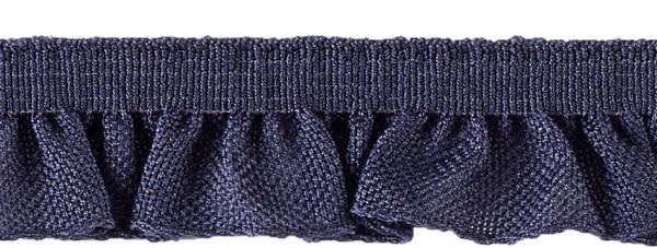 Rüschenband 15mm elastic navy