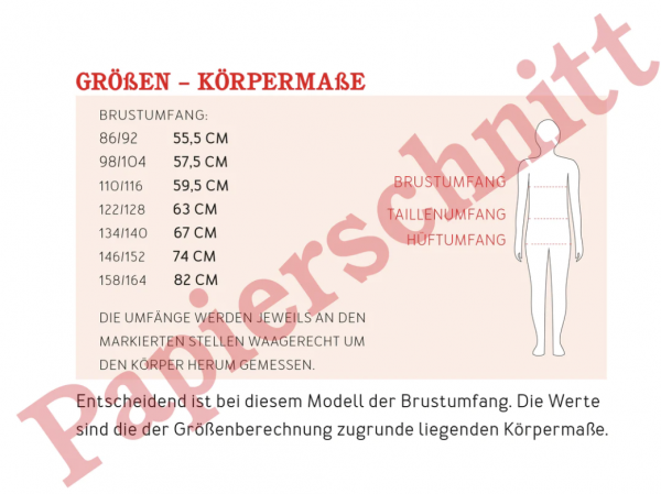 Papierschnittmuster Svennie Kinderpullover mit Raglanärmeln