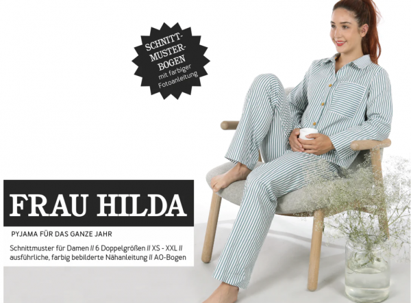 Papierschnittmuster Frau Hilde Pyjama