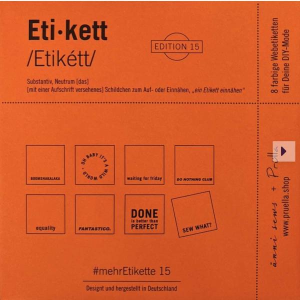 #mehr Etikette 15. Edition - Orangelila